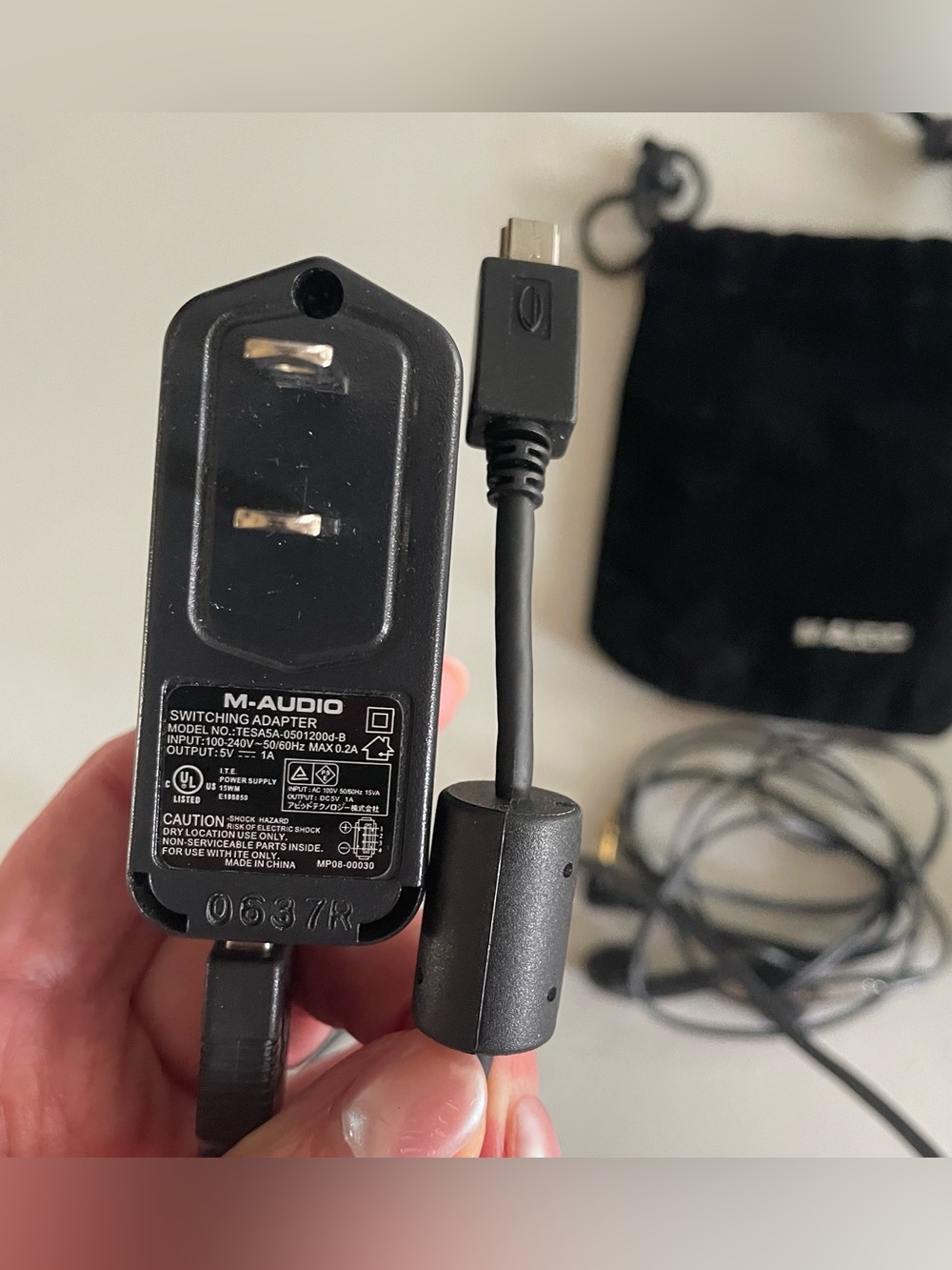 Vintage Audio Tech Lot: Sony Walkman, M-Audio MicroTrack 24/96 Parts, Misc Cable - Picture 7 of 16